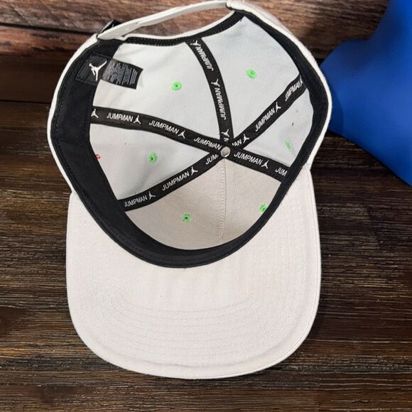 Rare Air Jordan V Sneaker Hat Mist Grey / Poison Green / Light Crimson SnapBack - Picture 6 of 7